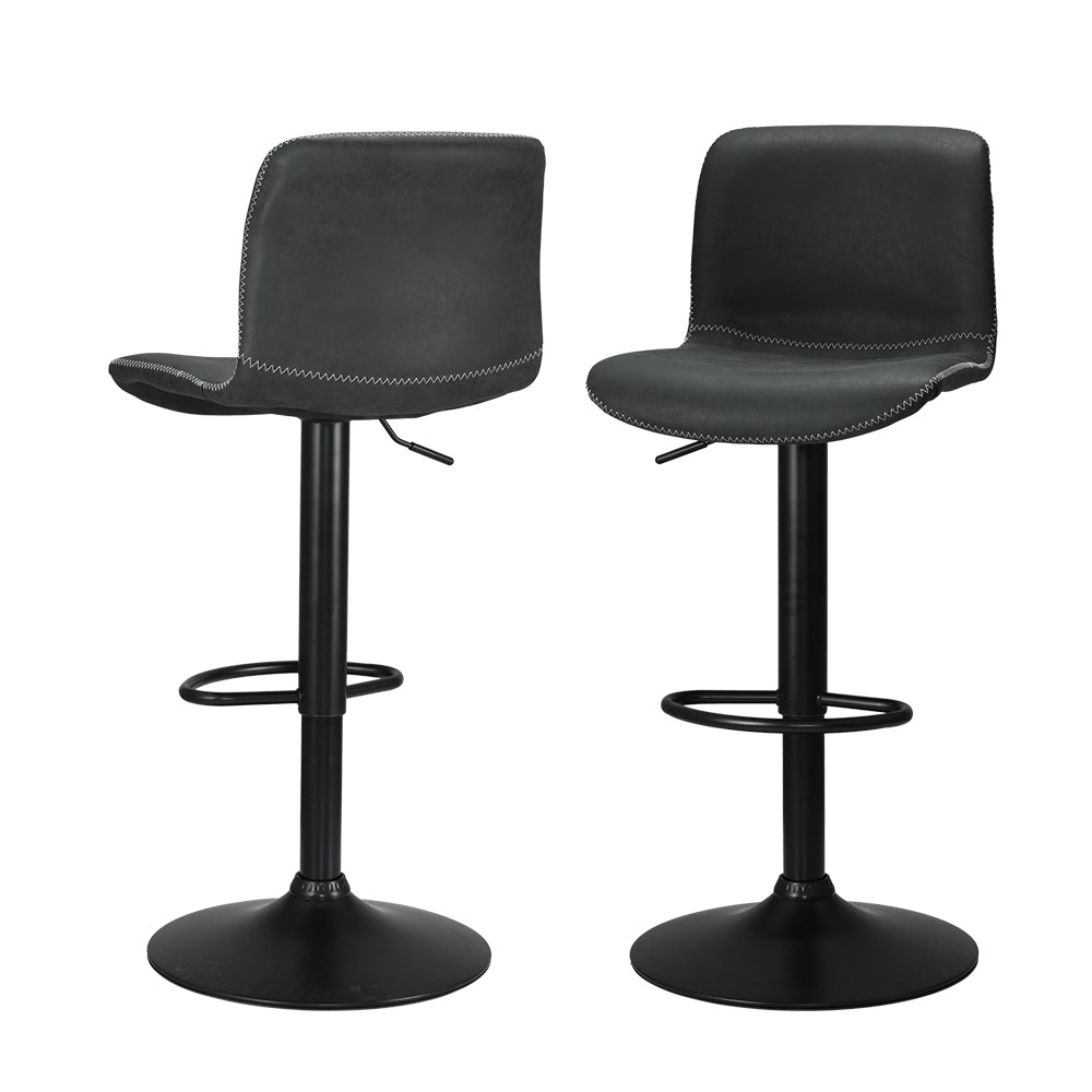 Deville Bar Stool - Black Set of 2