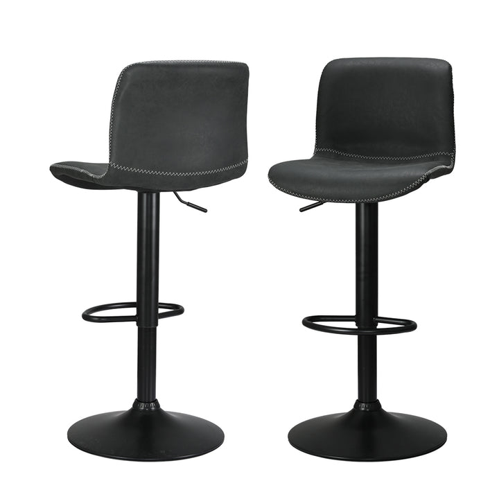 Deville Bar Stool - Black Set of 2
