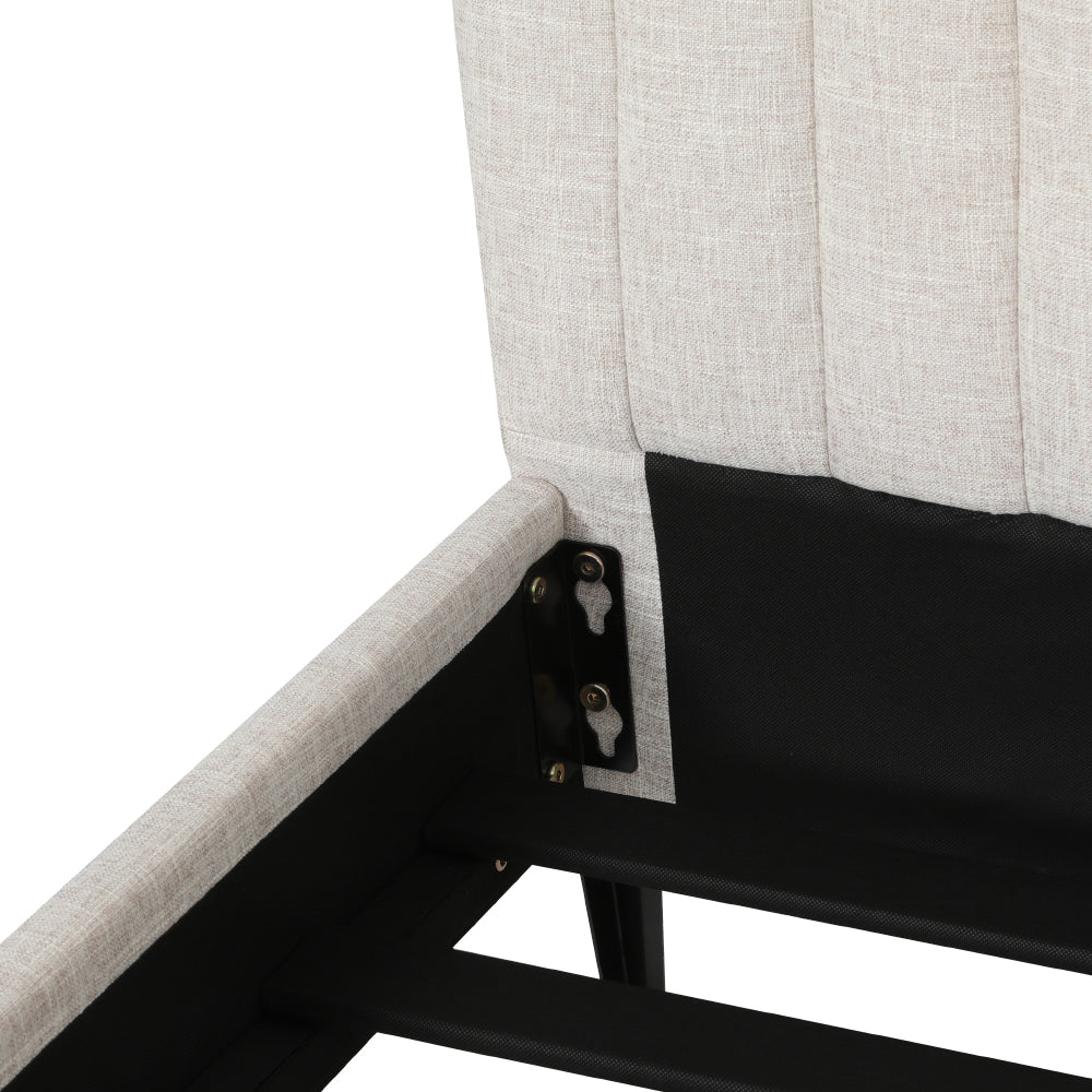 Marley Queen Bed - Beige