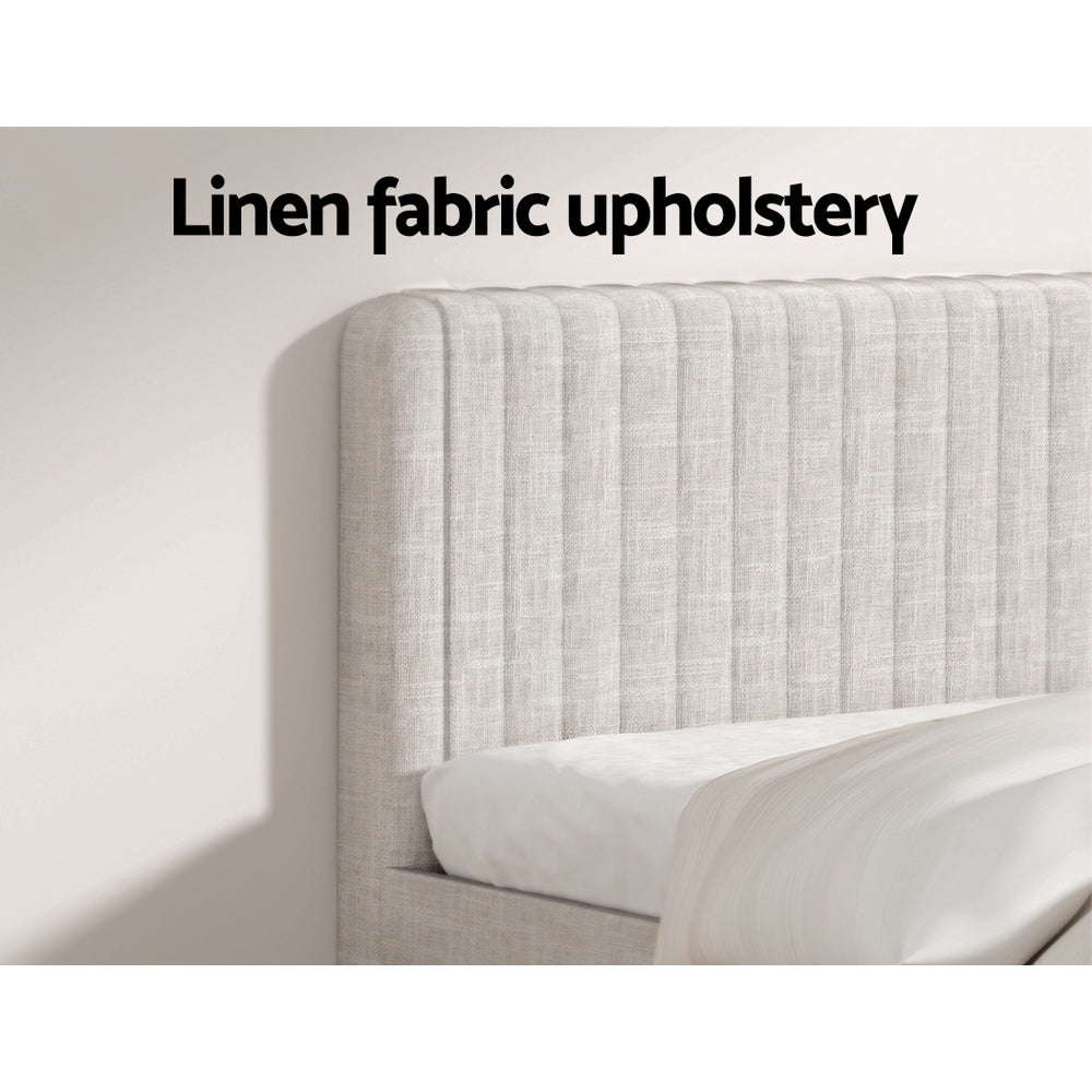 Marley Queen Bed - Beige
