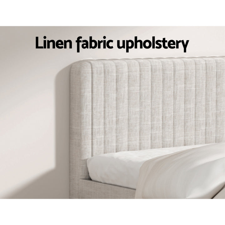 Marley Queen Bed - Beige