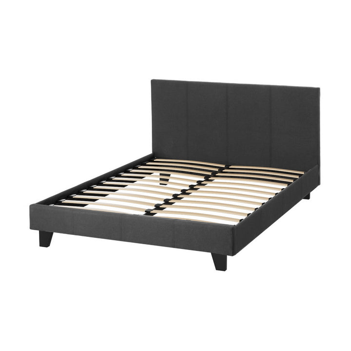 Quinn Double Bed - Charcoal