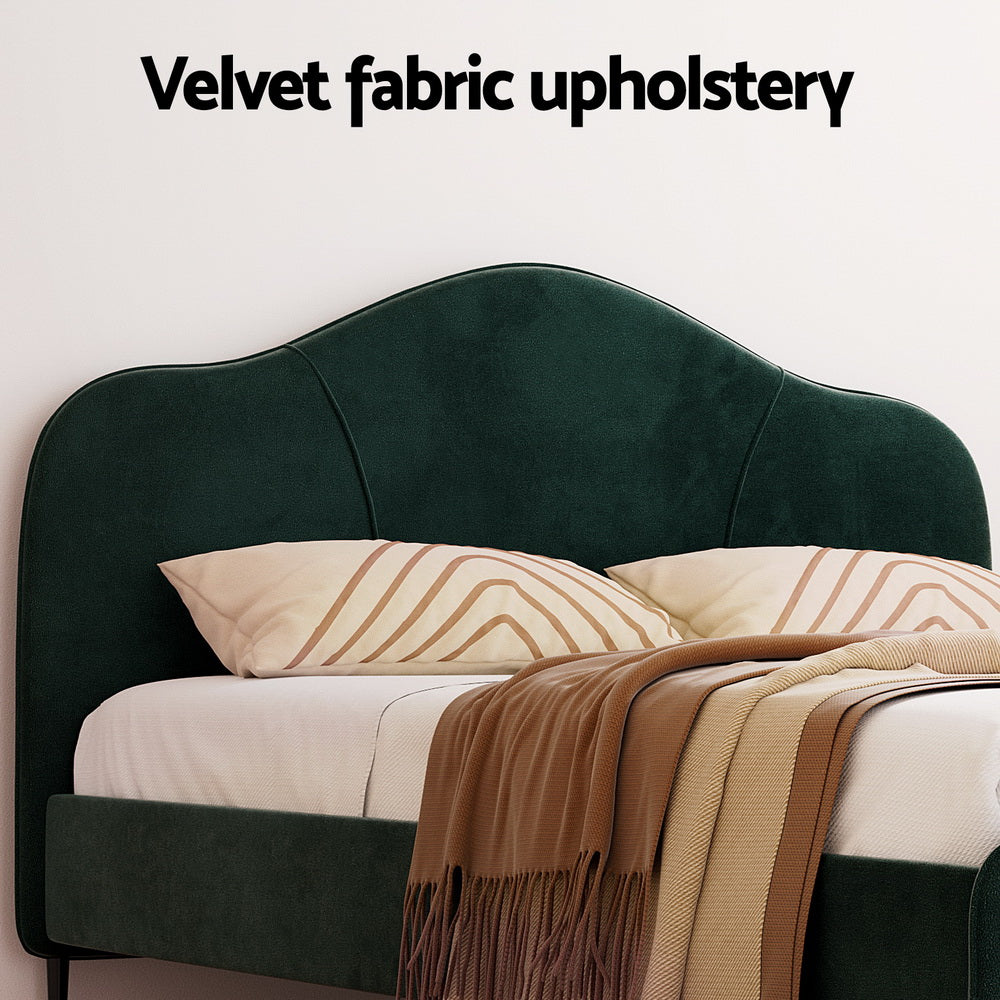Taylor Queen Bed - Moss