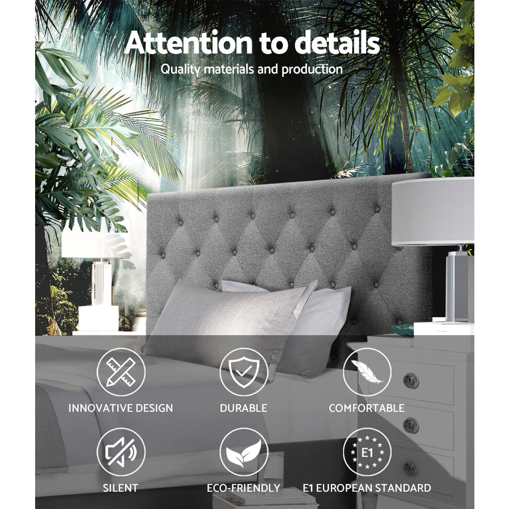 Marlo King Headboard - Grey
