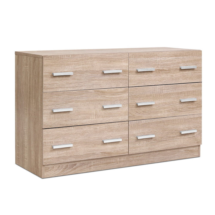 Amsterdam Six Drawers - Natural