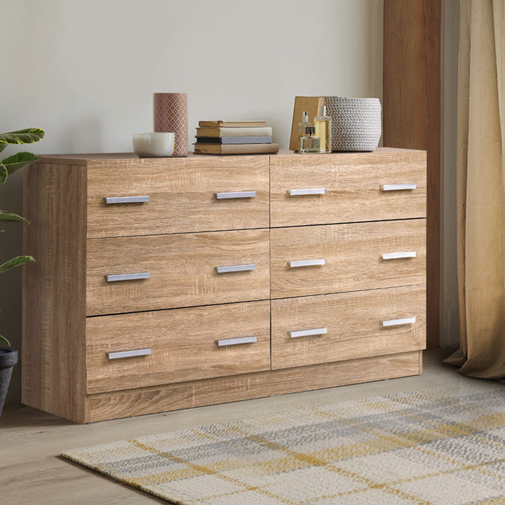 Amsterdam Six Drawers - Natural