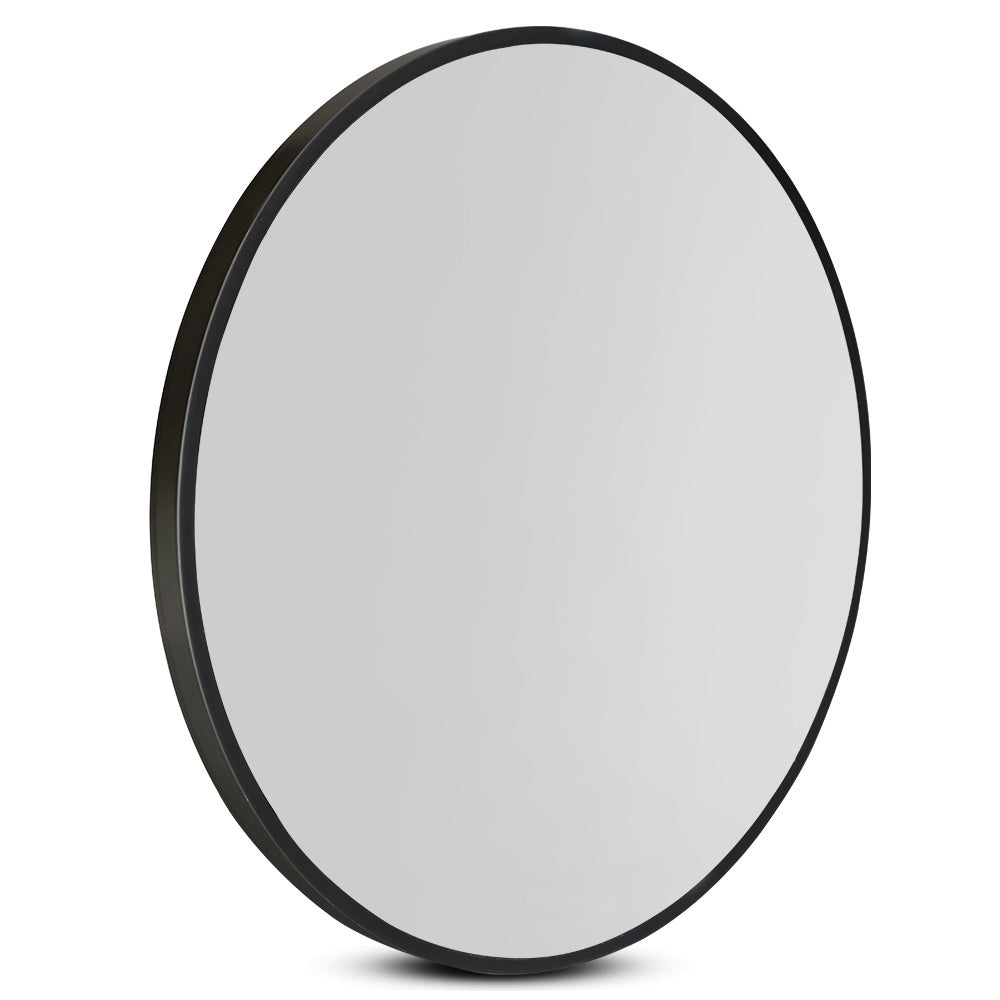 Classic Round Mirror - Black