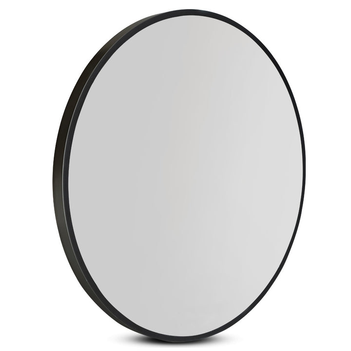 Classic Round Mirror - Black