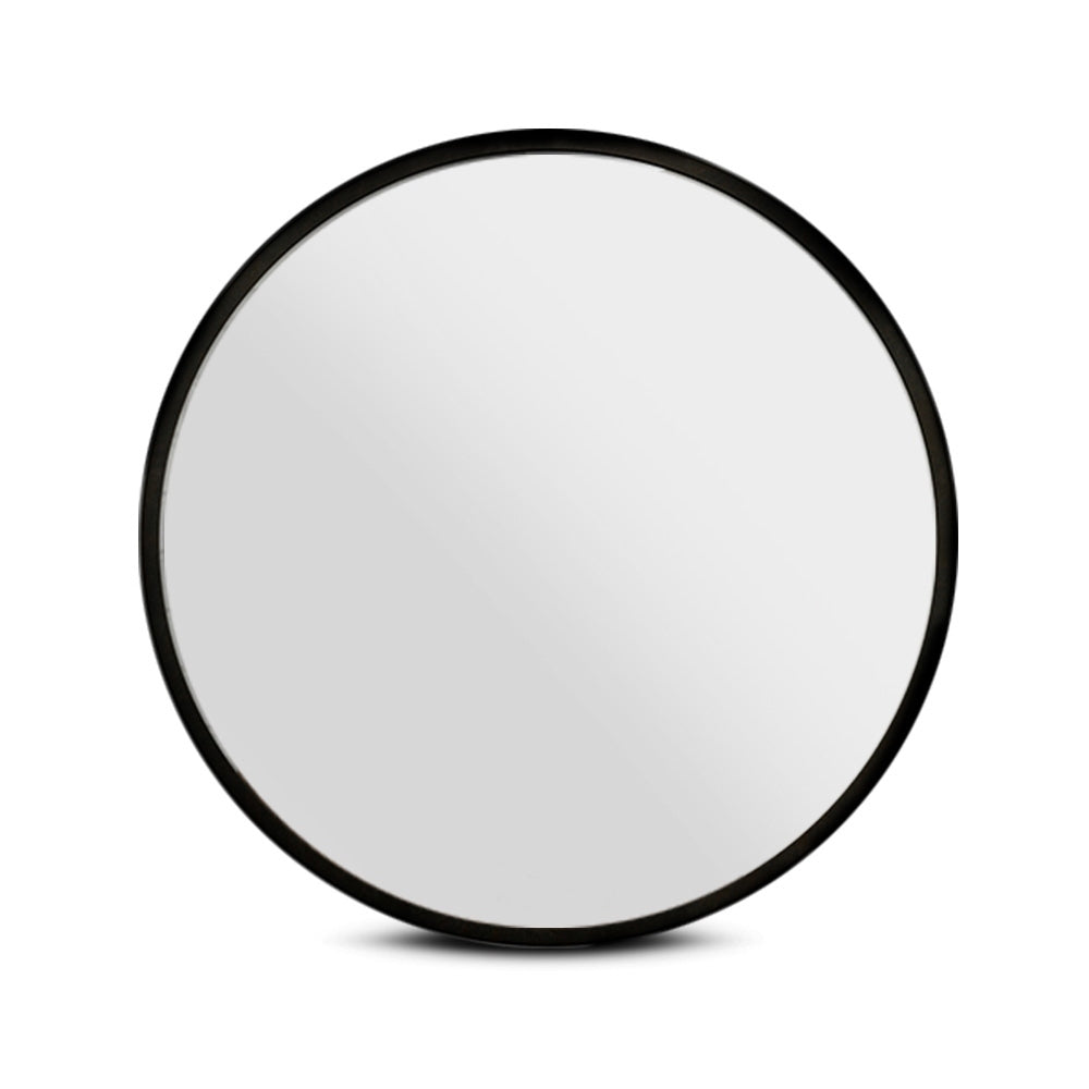 Classic Round Mirror - Black