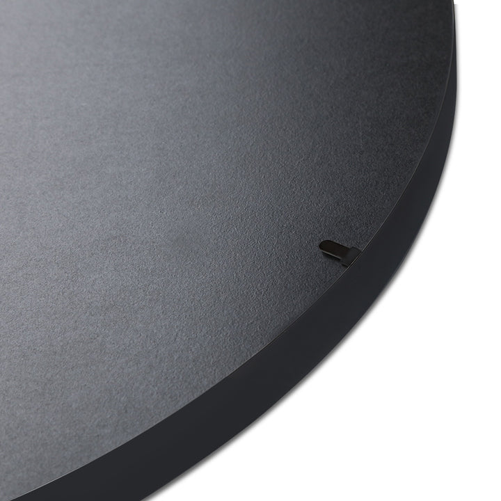 Classic Round Mirror - Black