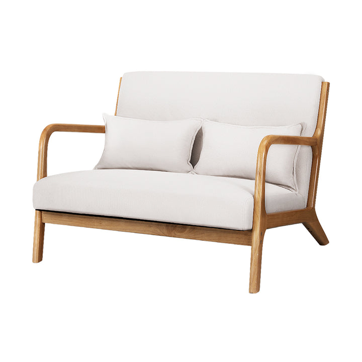 Barcelona Armchair - White/Natural