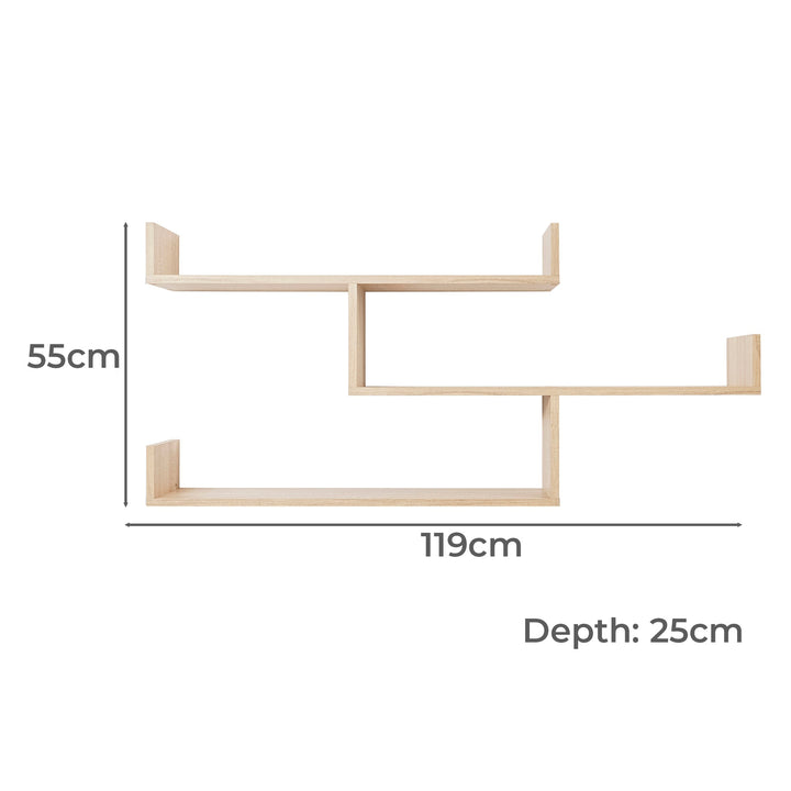 Zurich Wall Shelf - Natural