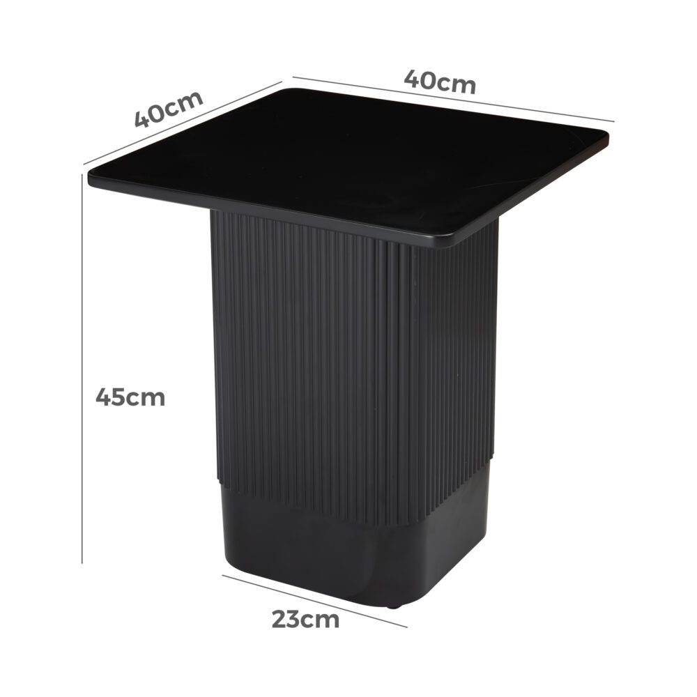Clara Side Table - Black