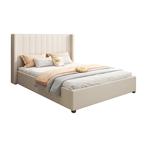 Peyton Queen Bed - Vanilla