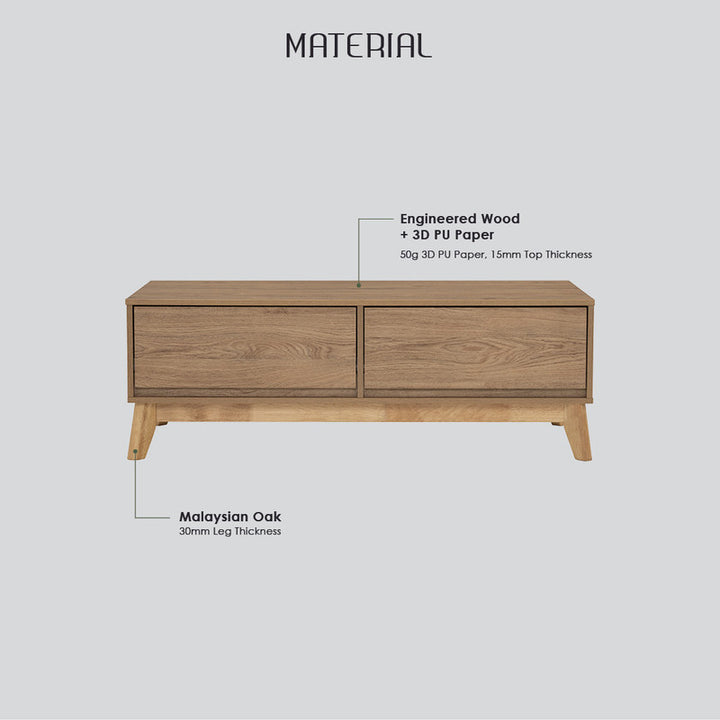 Hokkaido Coffee Table - Walnut