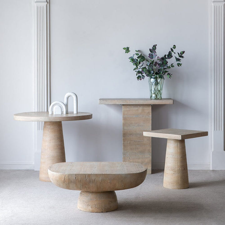 Bhutan Square Marble Side Table