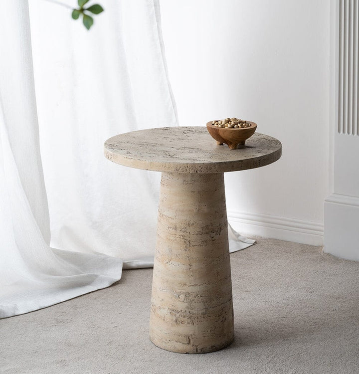 Bhutan Round Marble Side Table