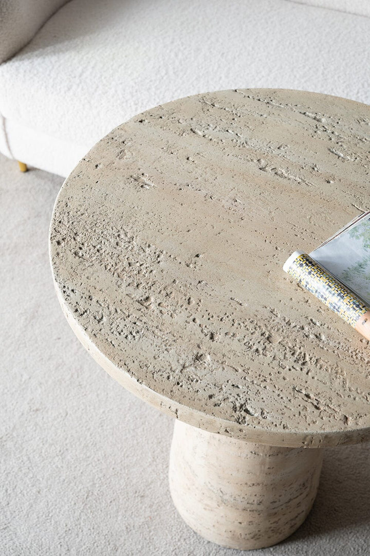 Bhutan Round Marble Side Table