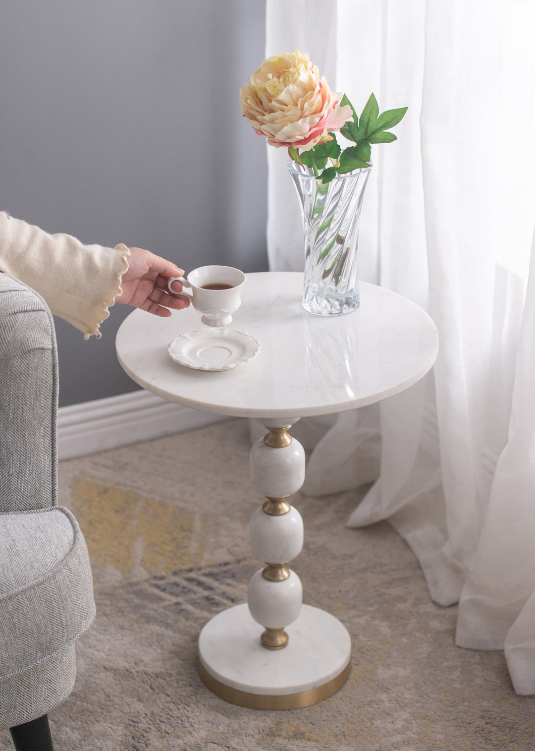 Pari Marble Side Table