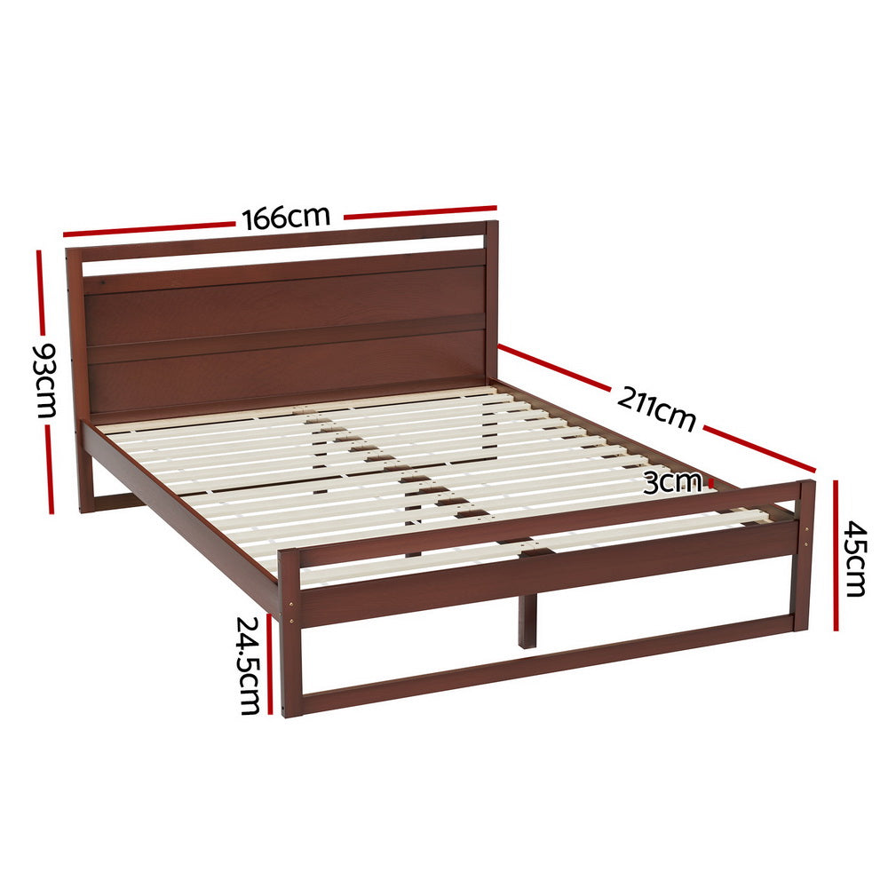 Blair Queen Bed - Walnut